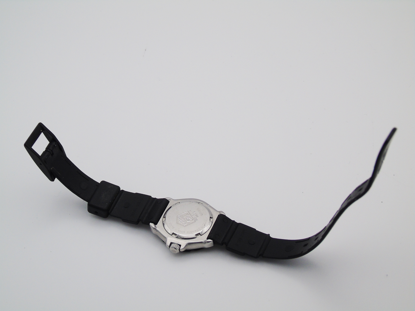 Vintage Tag Heuer Watch Professional Green Black Lumi Hour Markers Watch Small 90s Quartz Wristwatch Unique Swiss Watch - Gems Forgotten