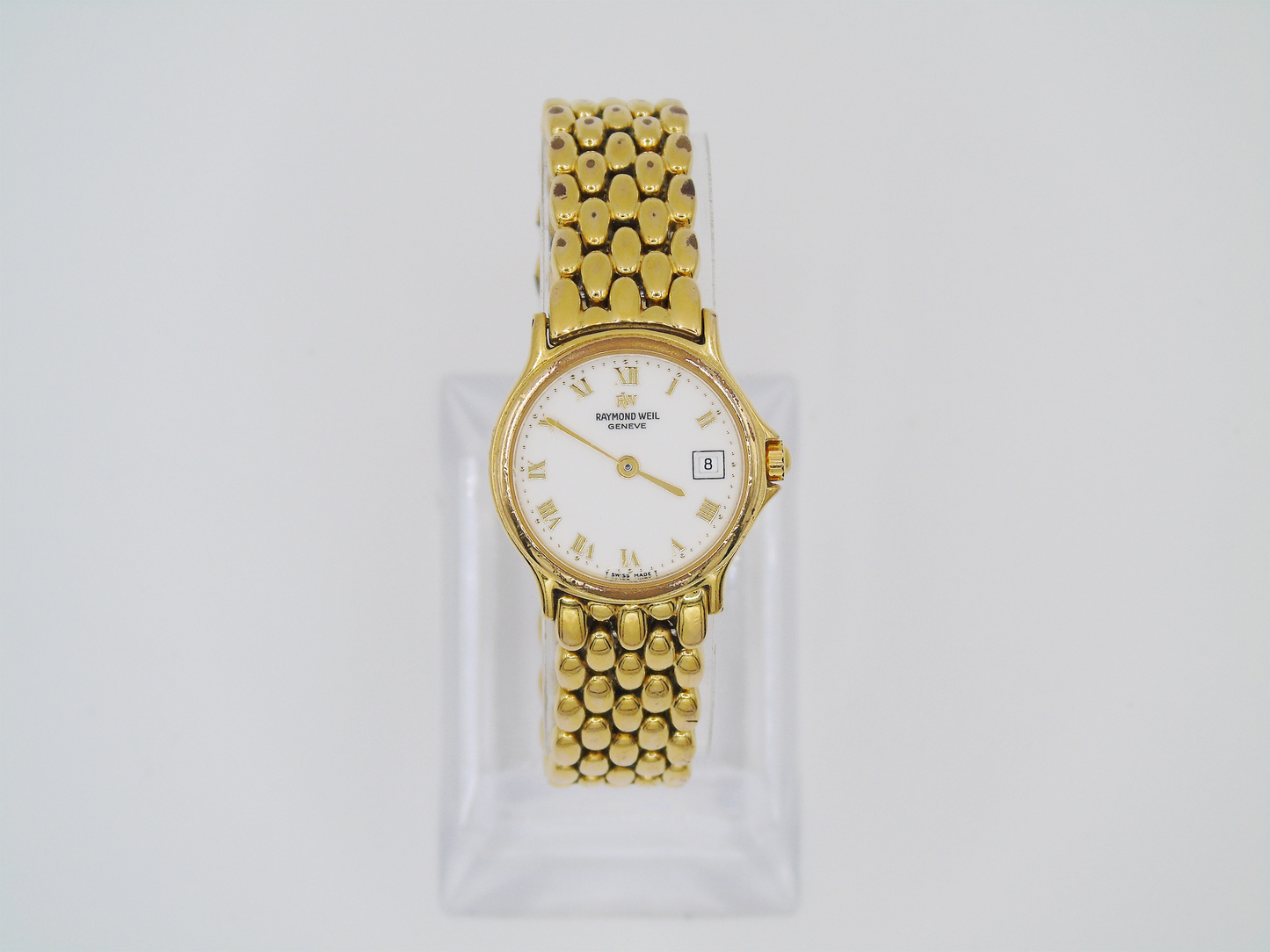 Raymond Weil Ladies Gold Watch – Elegant Designer Timepiece with Box and Papers - Gems Forgotten