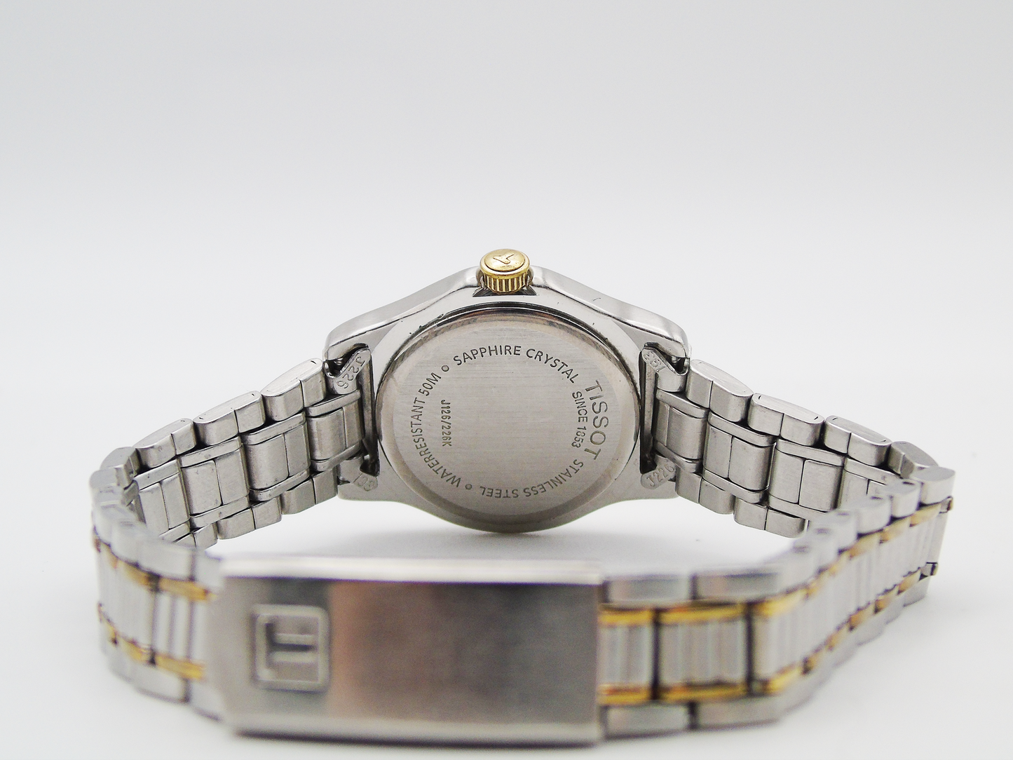 Vintage Tissot Ladies Watch Quartz Swiss Watch Tissot PR50 Two Tone Gold and Silver Tone Wristwatch Elegant - Gems Forgotten