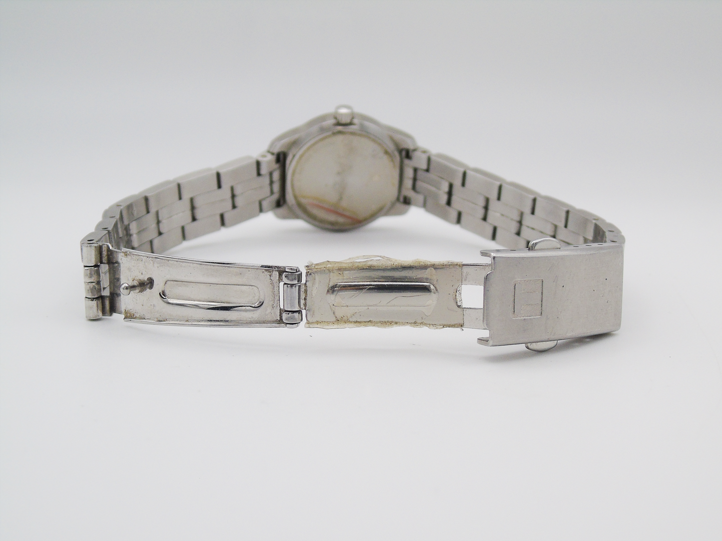 Tissot PR10 Ladies Watch Date FeatureSilver Tone Swiss Quartz Watch Small Wrist Elegant Steel - Gems Forgotten