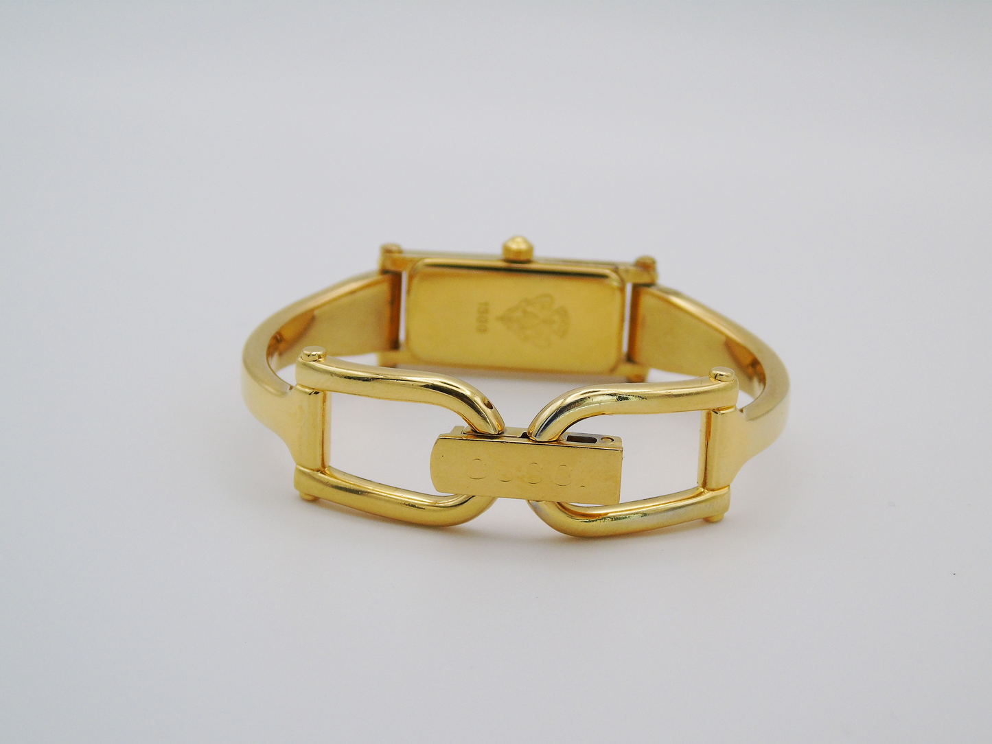 Gucci Ladies Gold Watch – Stunning Gucci 1500L Model with Tank Watch Face & Mother of Pearl Dial G09 - Gems Forgotten