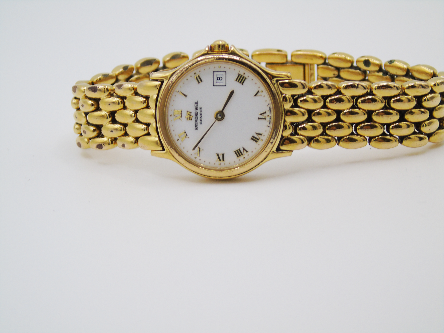 Raymond Weil Ladies Gold Watch – Elegant Designer Timepiece with Box and Papers - Gems Forgotten