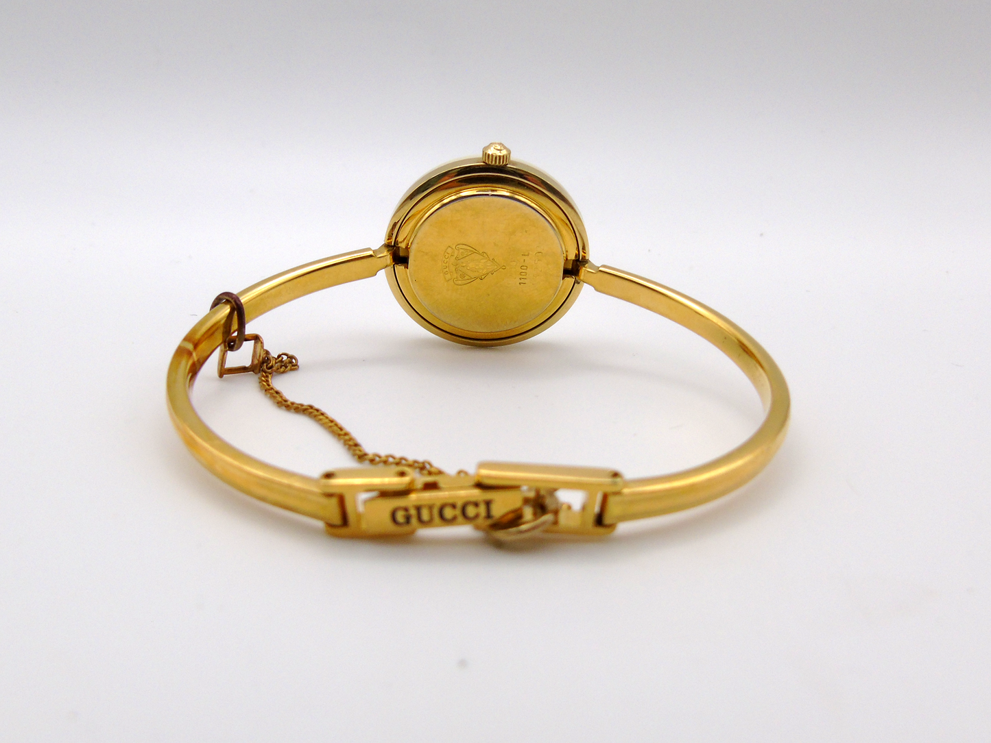 Vintage Gucci Change Bezel Watch – Gold-Plated with 10 Interchangeable Bezels & Box Proof of Athenticity G31 - Gems Forgotten
