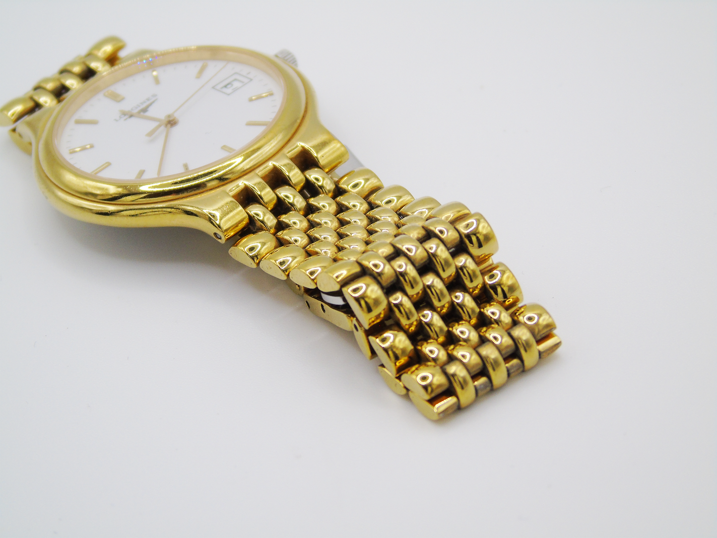 Vintage Longines Flagship Gold Watch with Box Paper - Gems Forgotten