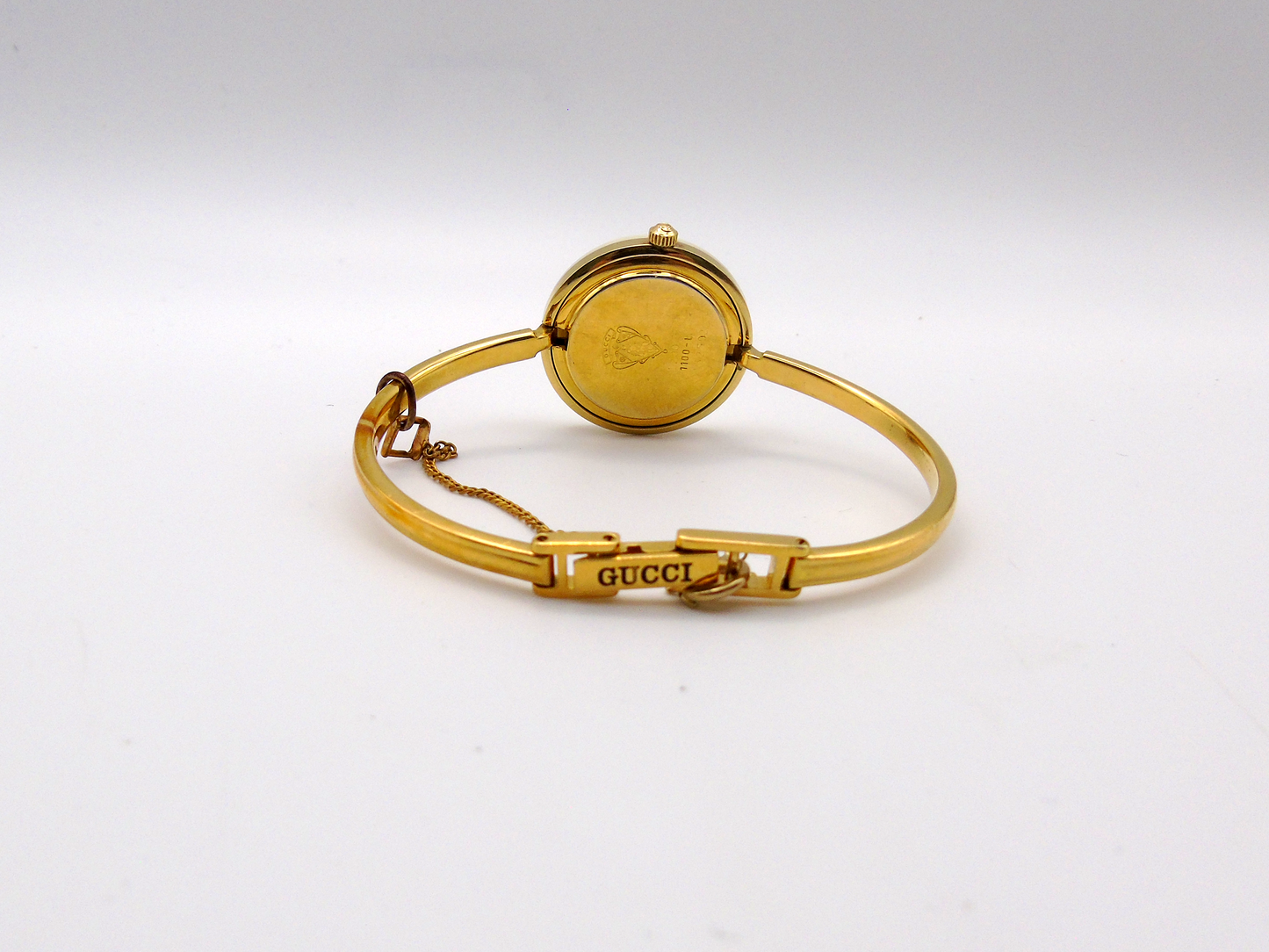Vintage Gucci Change Bezel Watch – Gold-Plated with 10 Interchangeable Bezels & Box Proof of Athenticity G31 - Gems Forgotten
