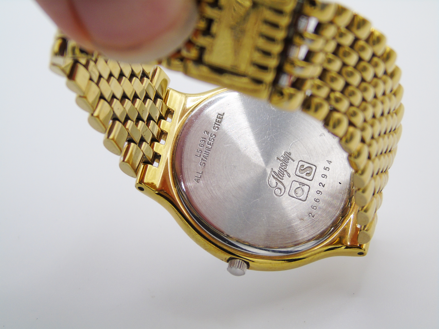 Vintage Longines Flagship Gold Watch with Box Paper - Gems Forgotten
