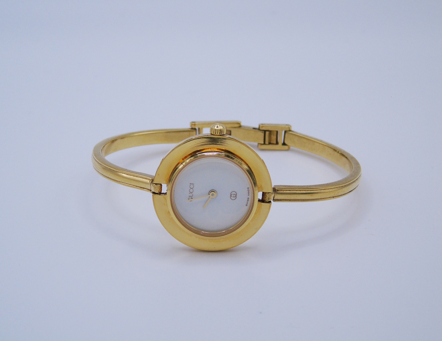 Vintage Gucci Change Bezel Watch – Gold-Plated with 11 Interchangeable Bezels & Box - Gems Forgotten
