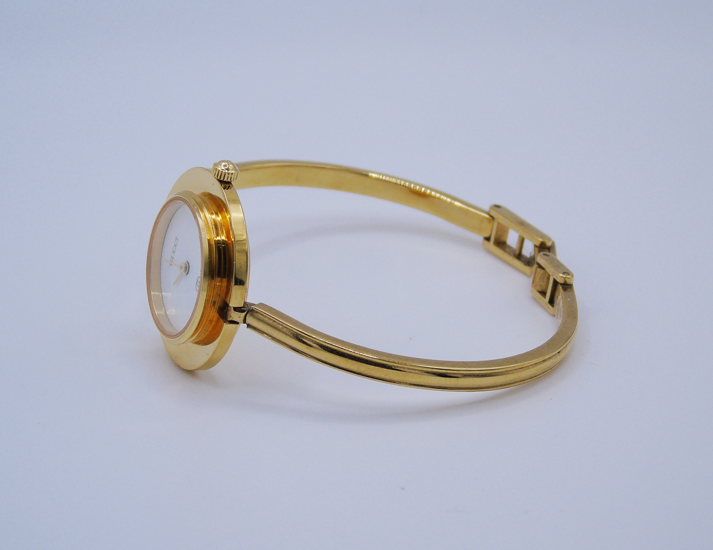 Vintage Gucci Change Bezel Watch – Gold-Plated with 11 Interchangeable Bezels & Box - Gems Forgotten