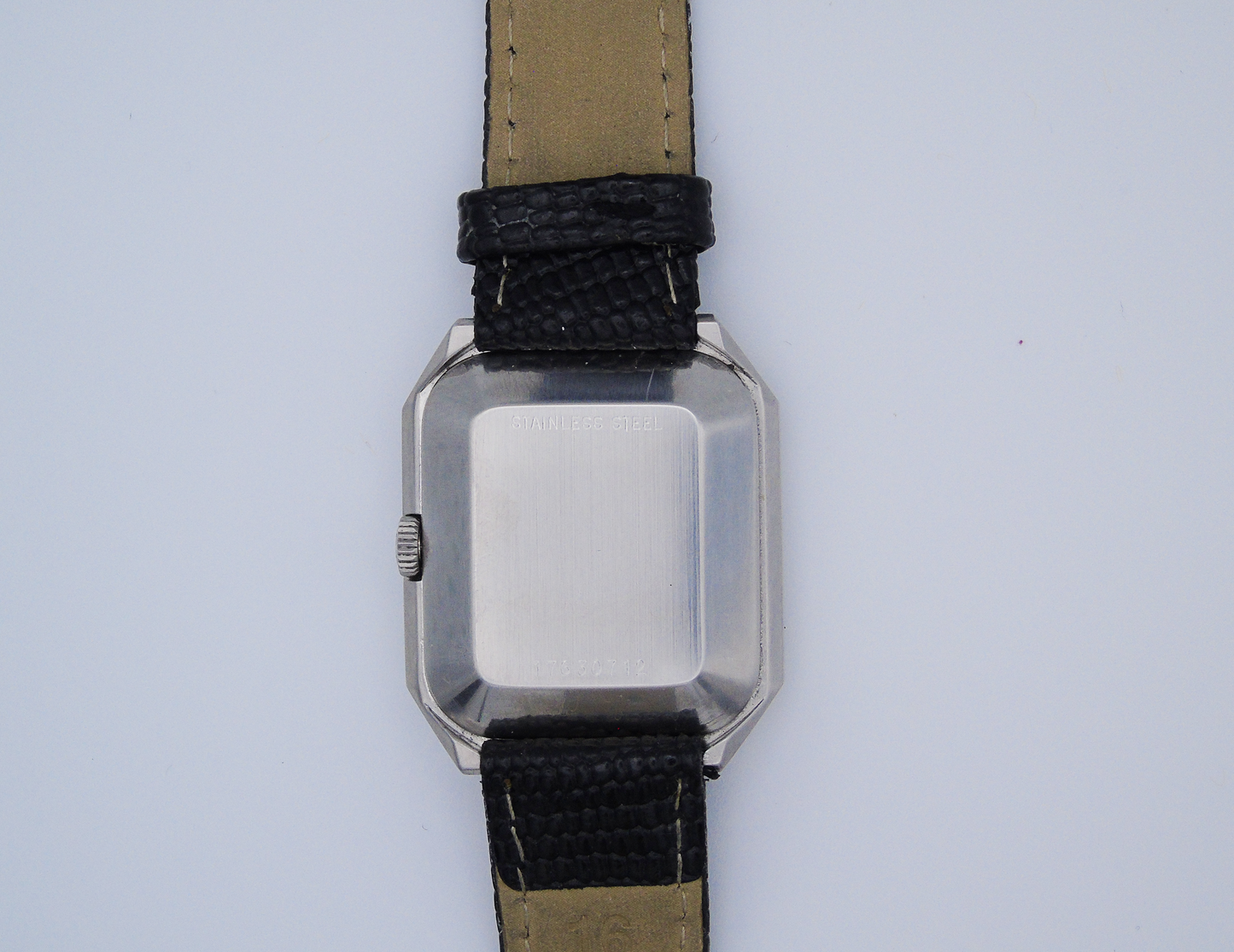 Vintage Longines Mens Watch Automatic 70s Date Tank Stainless Steel Wristwatch Elegant Dress Wristatch - Gems Forgotten