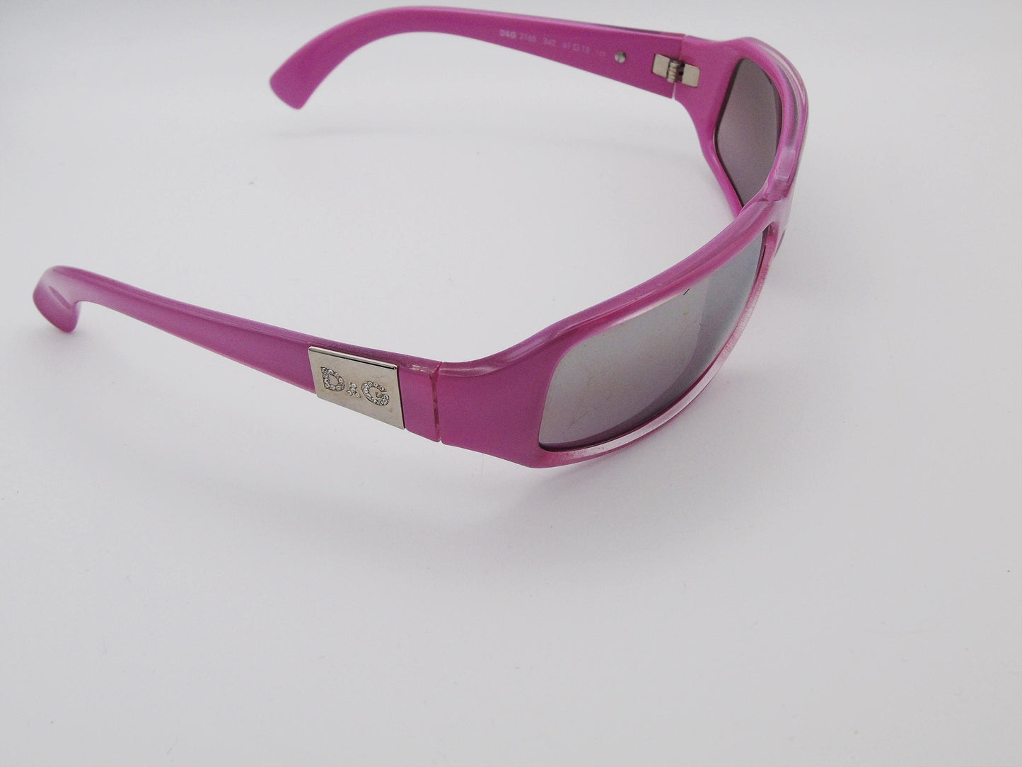 Vintage Dolce and Gabbana Ladies Sunglasses – Pink Frame Retro Shades D&G - Gems Forgotten