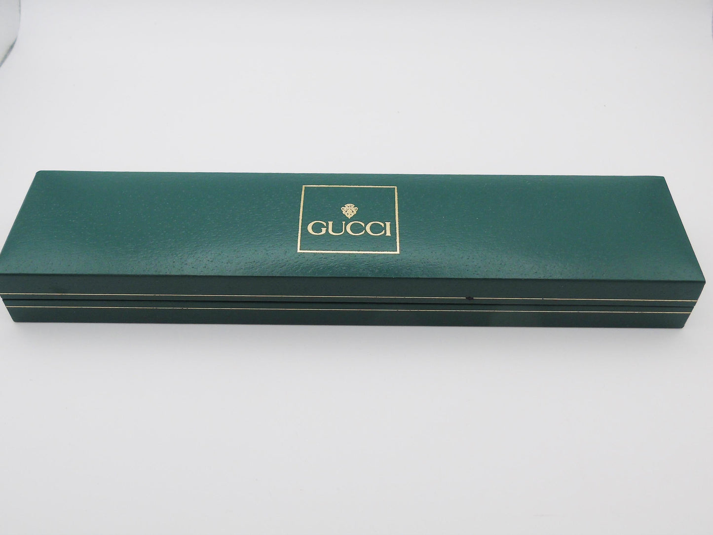 Gucci 3300L Gold-Plated Watch – With Box& Authenticity Card Green Dial - Gems Forgotten