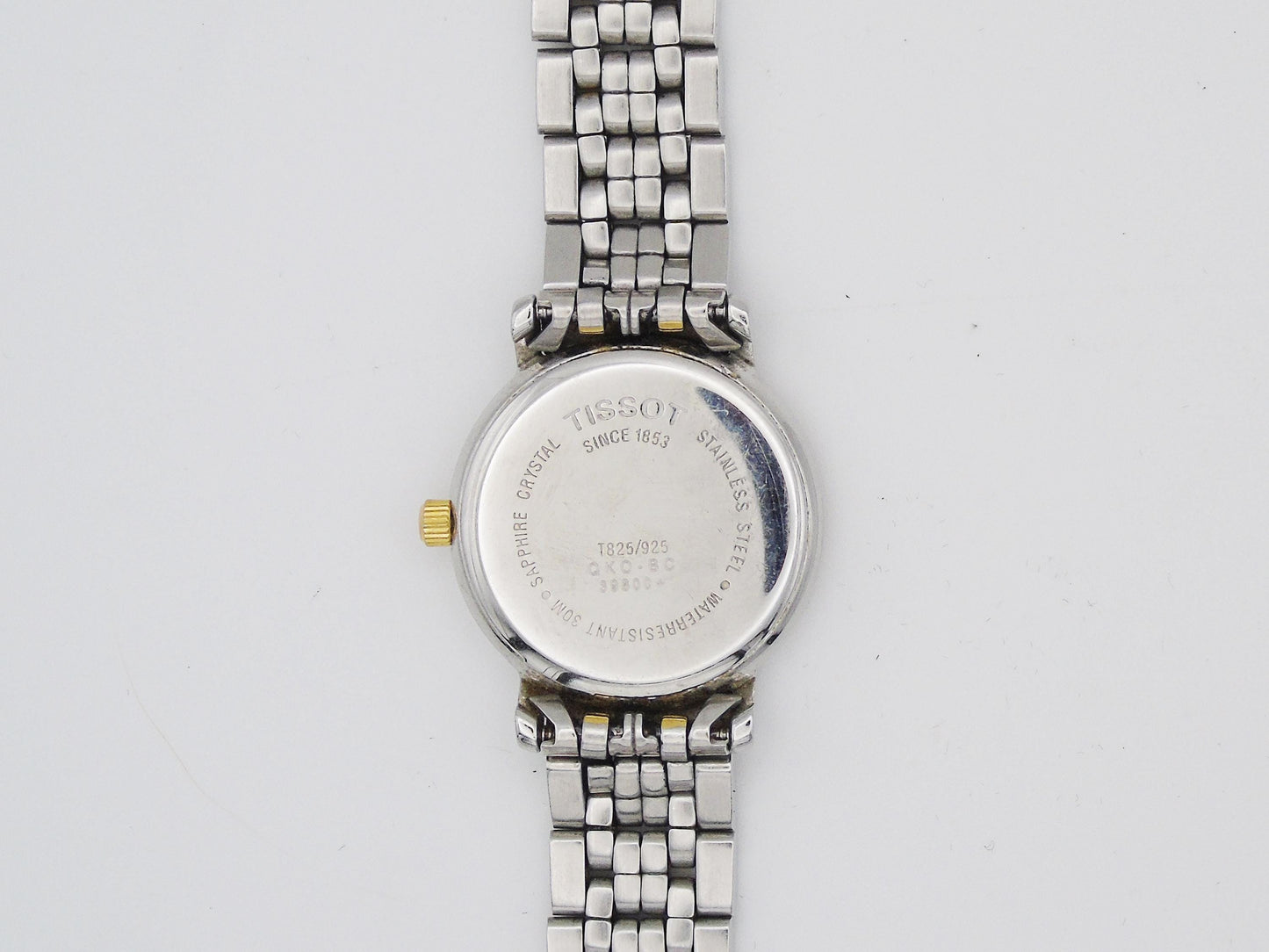 Tissot Ladies Watch Silver and Gold Tone Swiss Quartz Watch Small Wrist Elegant Steel