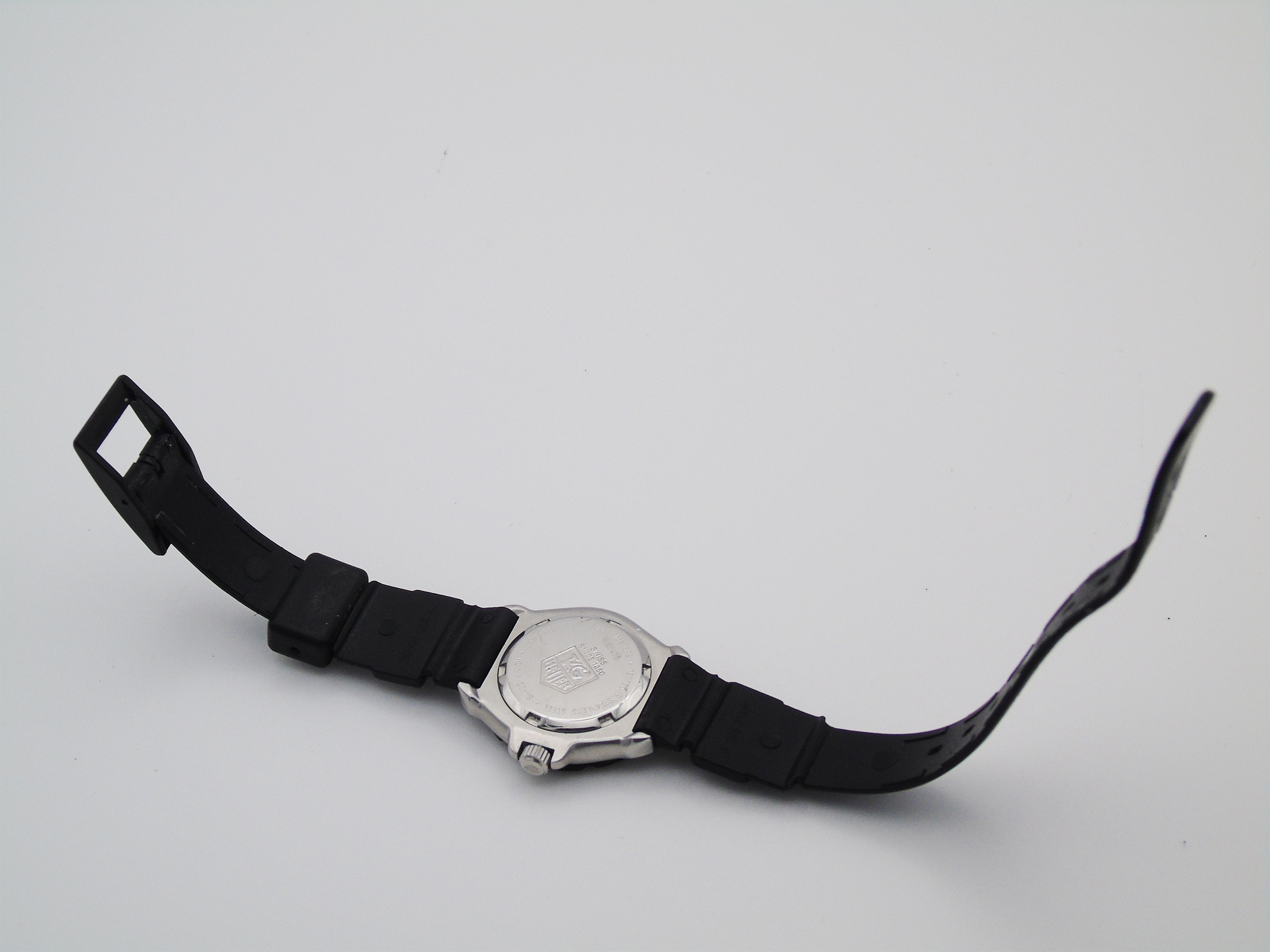Vintage Tag Heuer Watch Professional Green Black Lumi Hour Markers Watch Small 90s Quartz  Wristwatch Unique Swiss Watch - Gems Forgotten 