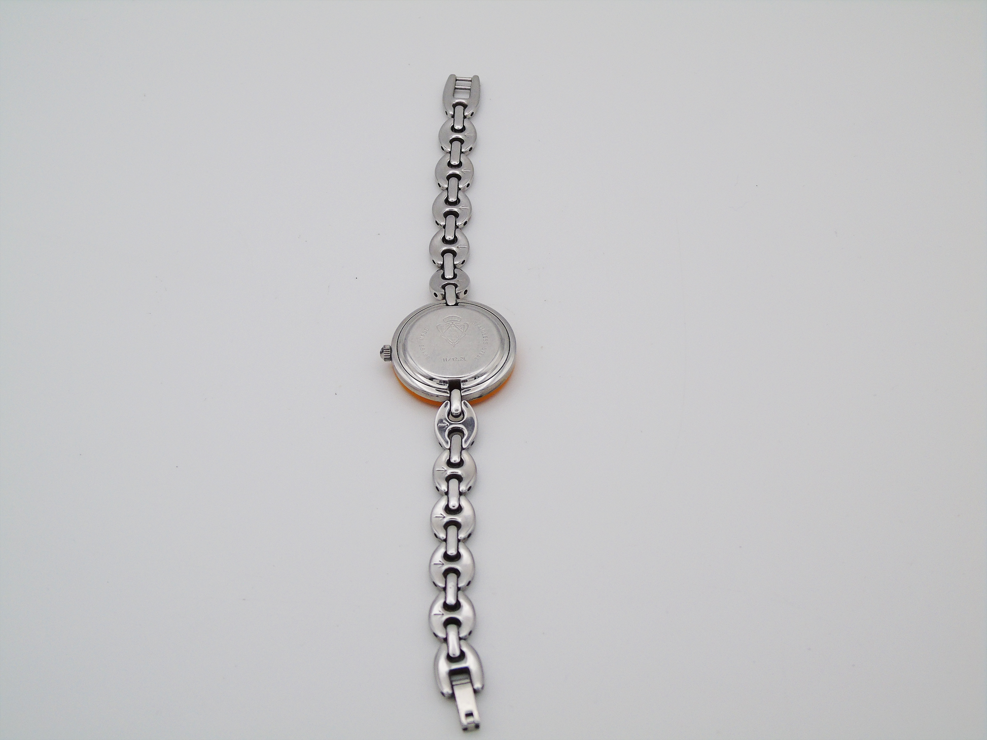 Vintage Gucci Bezel Watch 90s Change Bezel Silver Wristwatch Luxury Designer Elegant Small Quartz - Gems Forgotten 