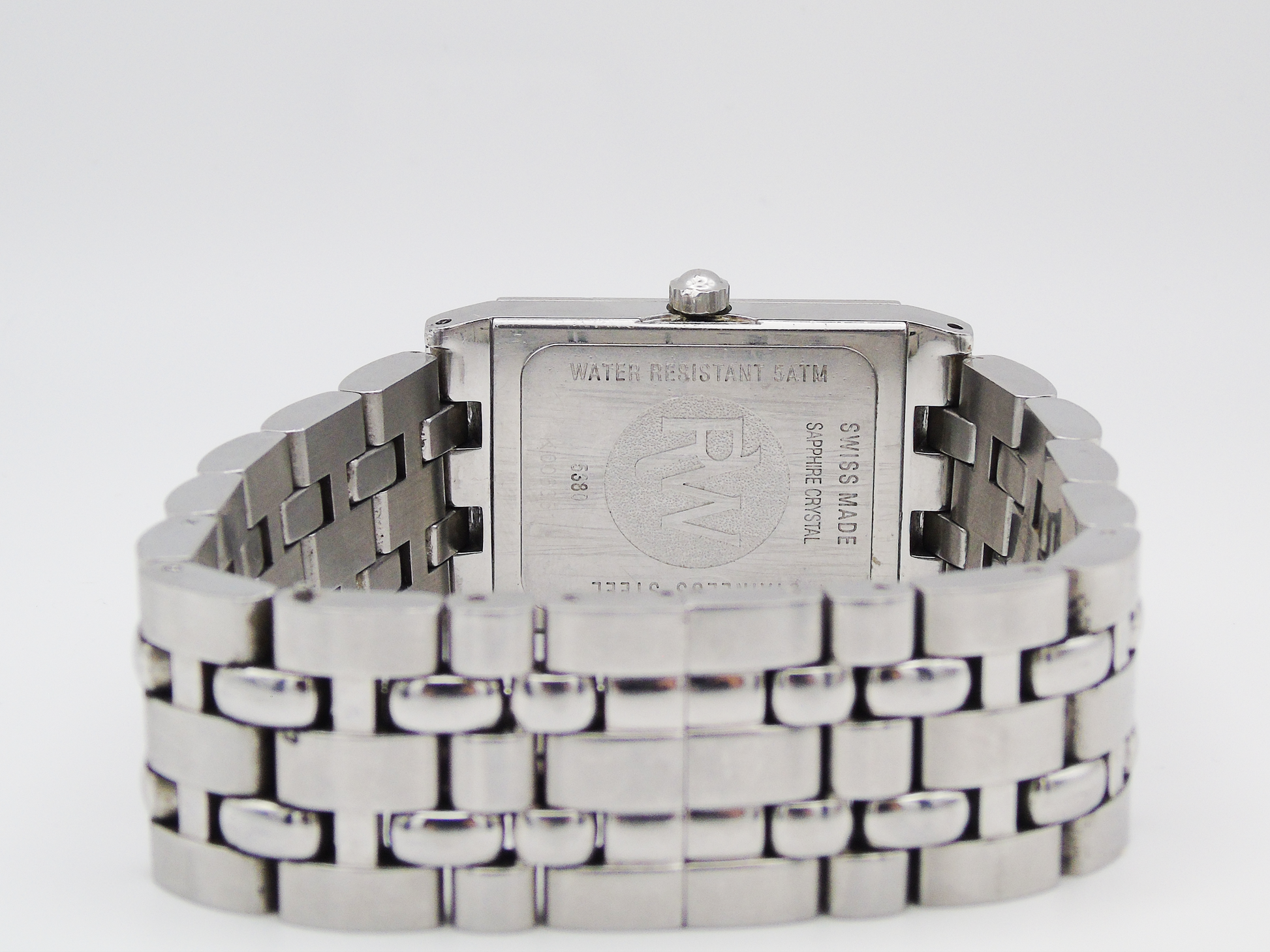Raymond Weil Mens Tank Watch – Sapphire Crystal, Analogue Display, Great Condition Chunky Watch - Gems Forgotten 