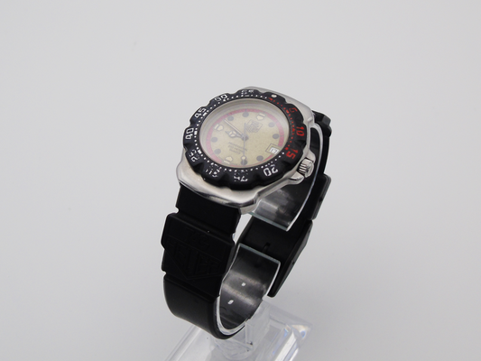 Tag Heuer Mens Formula 1 Watch – Rare Vintage F1 Design, Date Display, Working with Swiss Quartz Movement - Gems Forgotten 