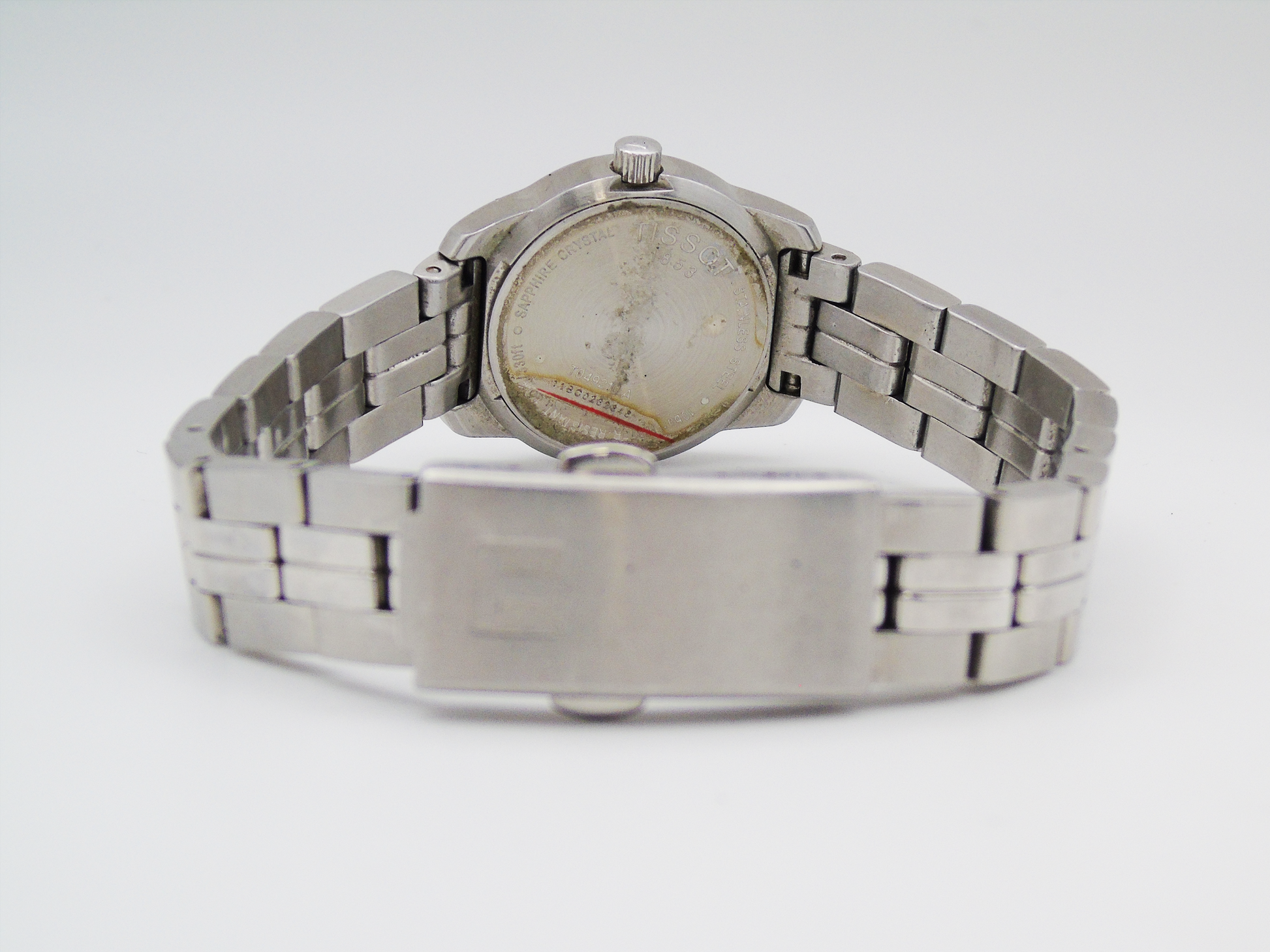 Tissot PR10 Ladies Watch Date FeatureSilver Tone Swiss Quartz Watch Small Wrist Elegant Steel - Gems Forgotten 