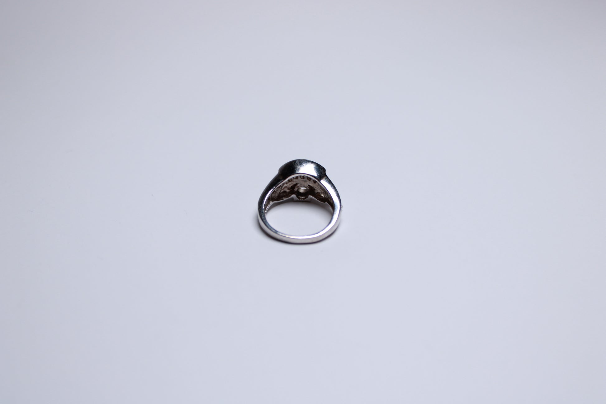 Ladies Silver Ring (925) Art Deco - Gems Forgotten 