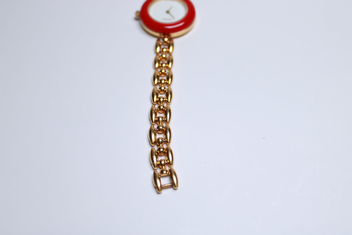 Working Vintage Gucci Bezel Watch  with a Rice Link - Gems Forgotten 