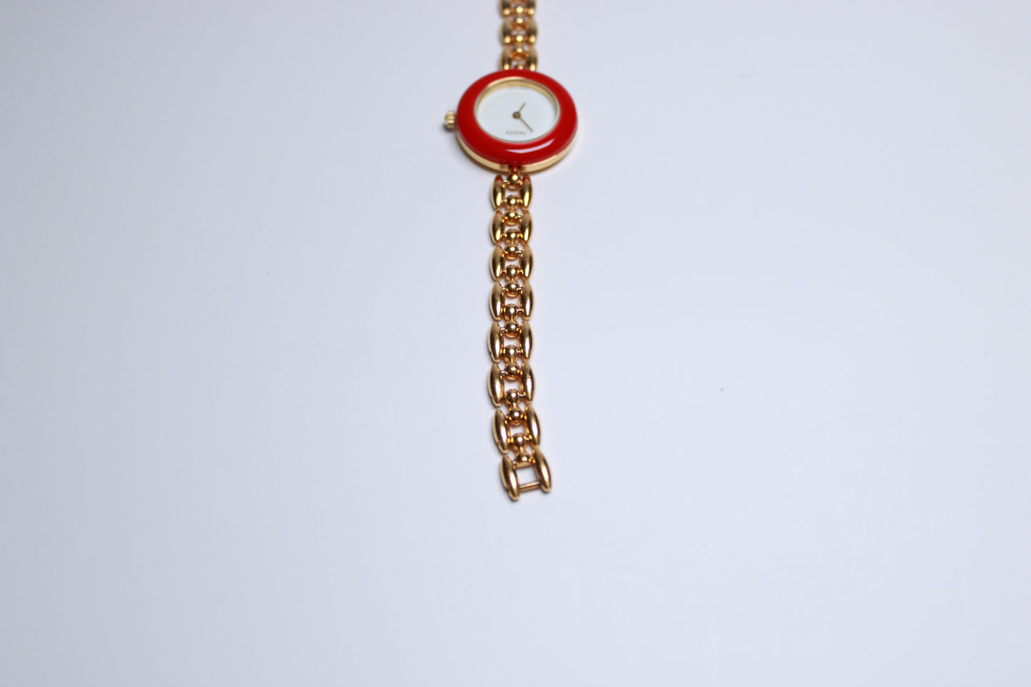 Working Vintage Gucci Bezel Watch  with a Rice Link - Gems Forgotten 