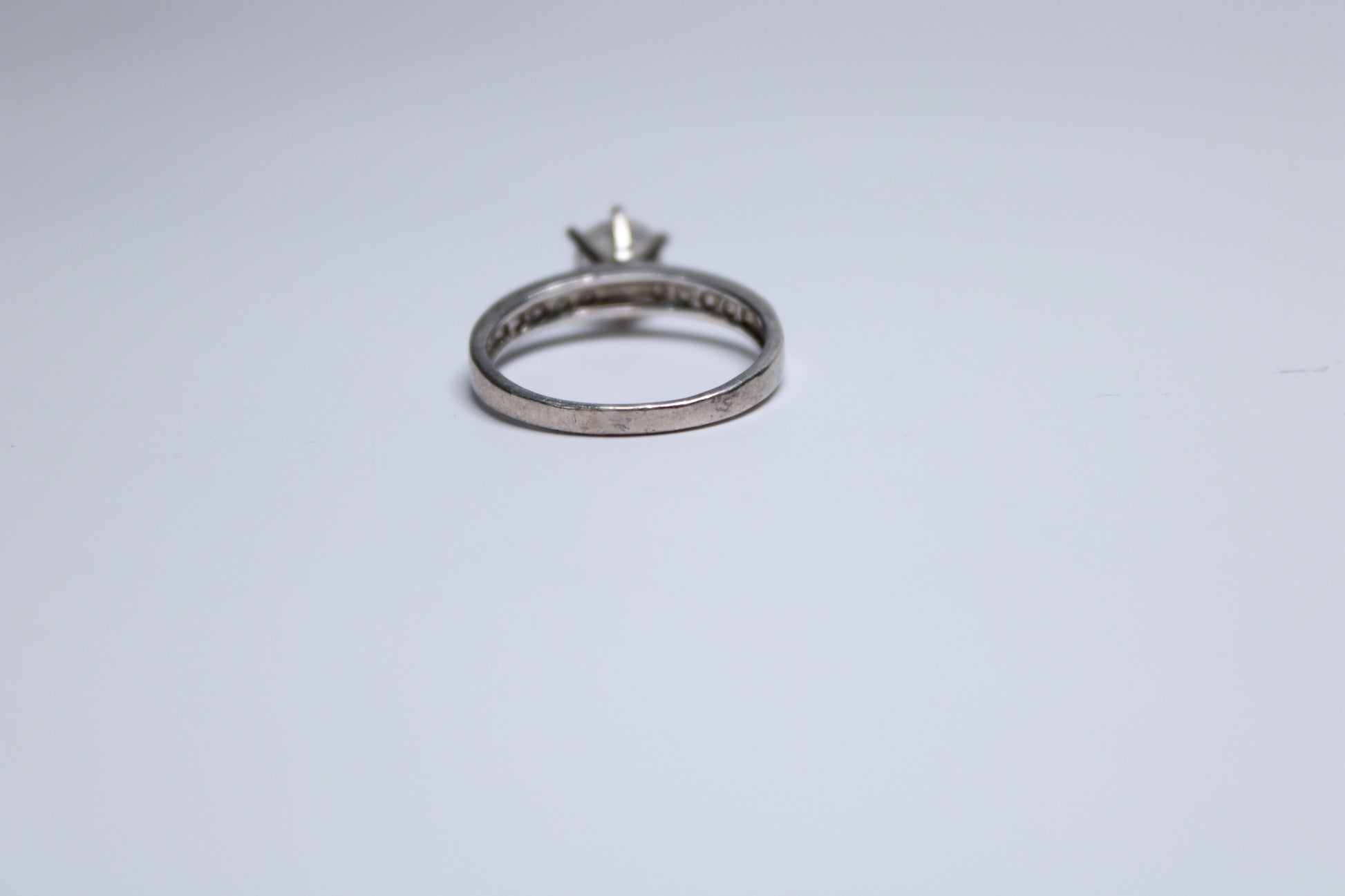 Vintage Ladies Silver Ring (925) Solitaire - Gems Forgotten 