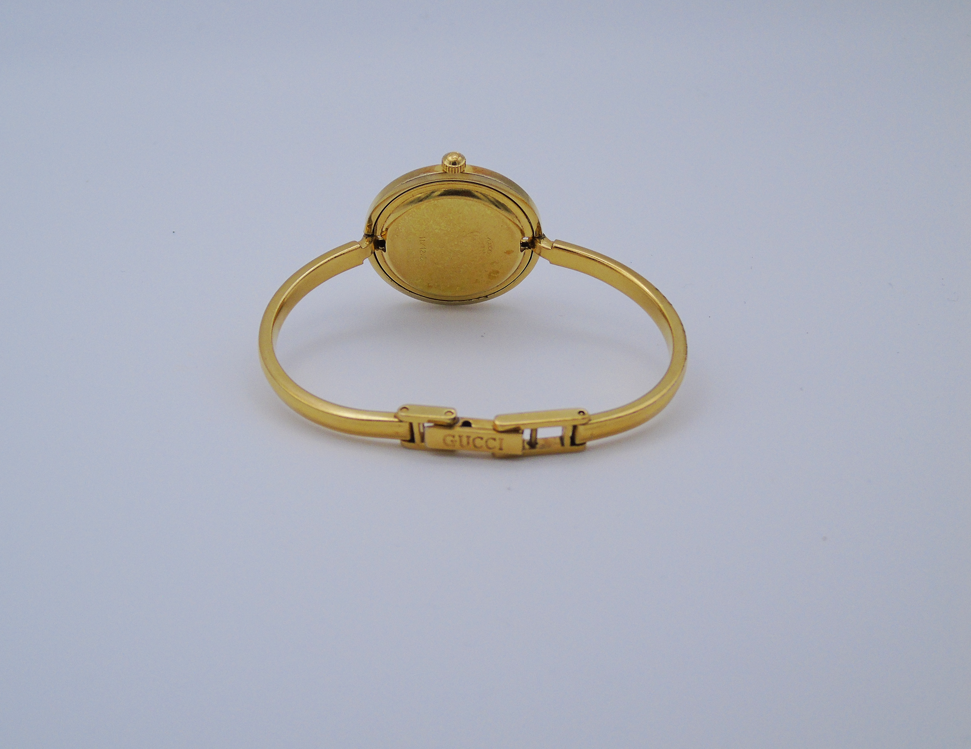 Vintage Gucci Change Bezel Watch – Gold-Plated with 12 Interchangeable Bezels & Box (Copy) - Gems Forgotten 