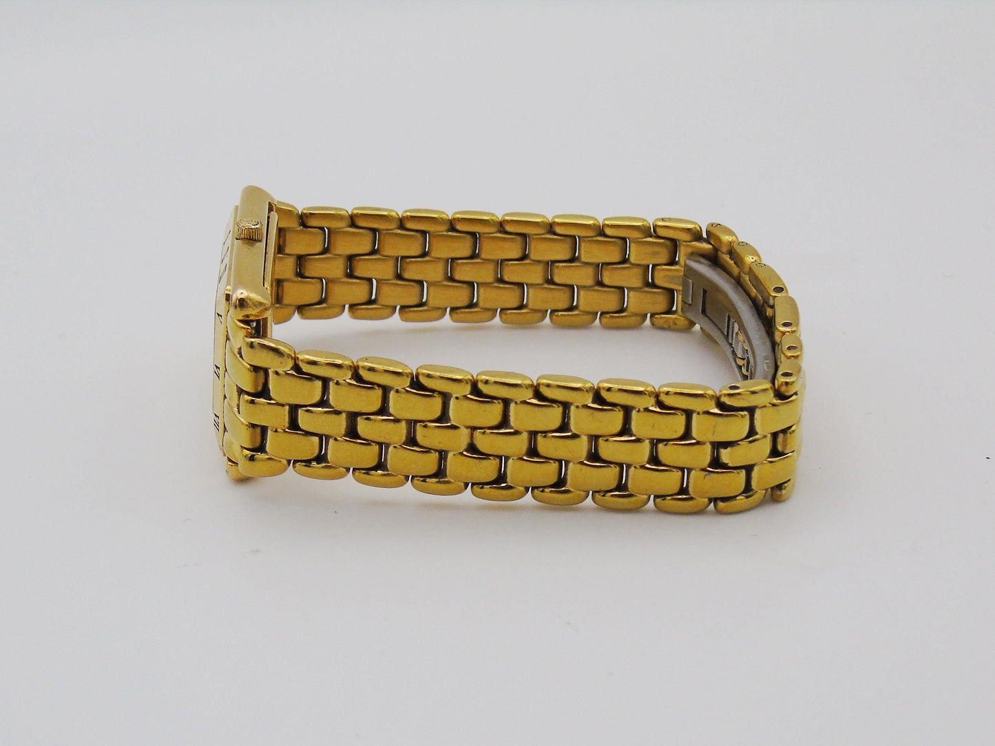 Gucci 4200L Ladies Gold Tank Watch – Rare Gold Dial, New Battery, Working Elegant - Gems Forgotten 