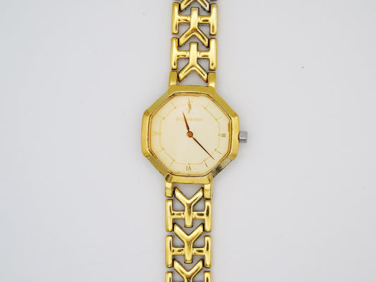 Yves Saint Laurent Gold Plated Watch