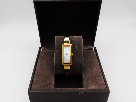 Gucci 1500L Watch with Mother of Pearl Dial (MOP) Comes with Box and Papers  G52