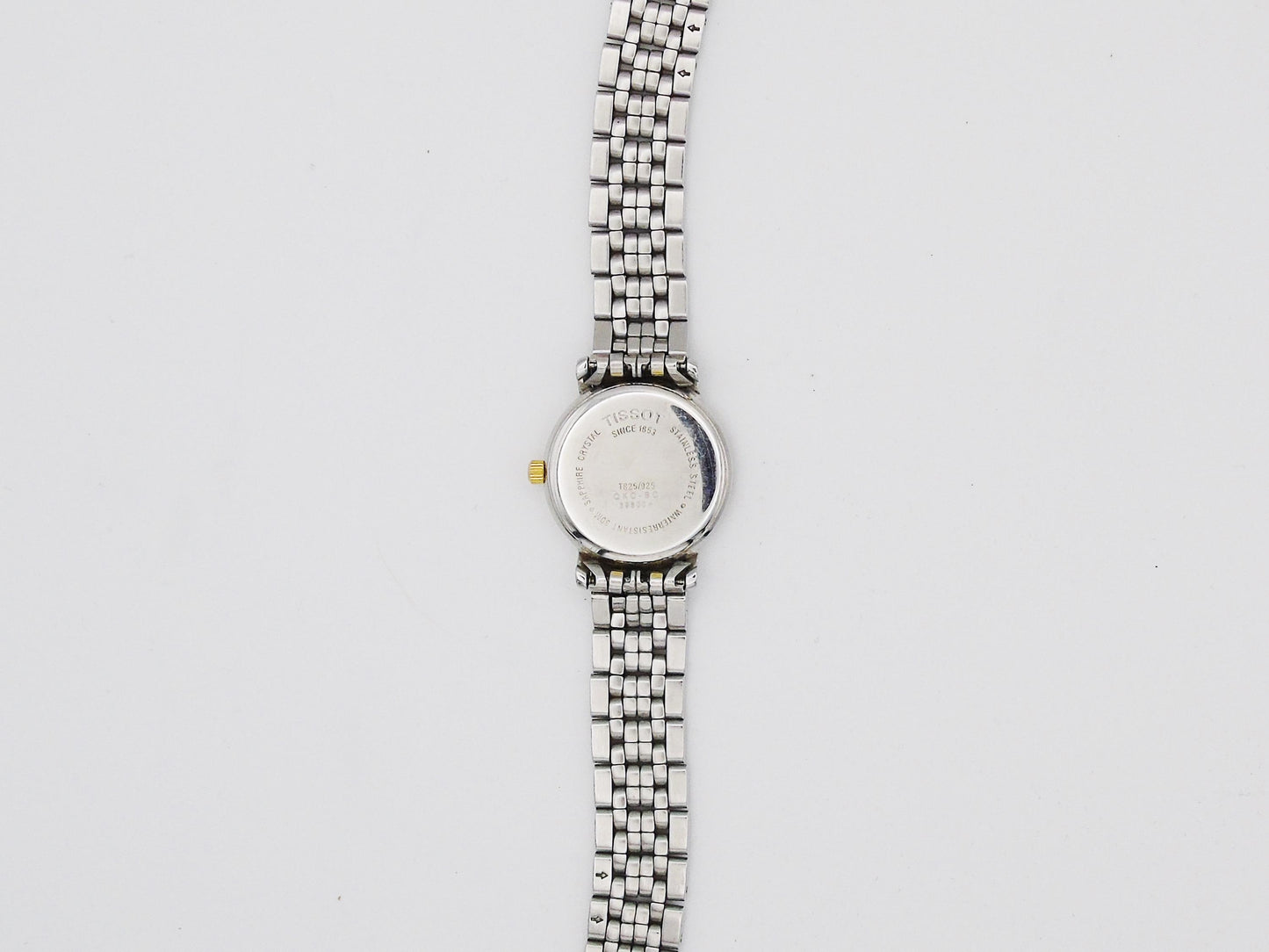 Tissot Ladies Watch Silver and Gold Tone Swiss Quartz Watch Small Wrist Elegant Steel