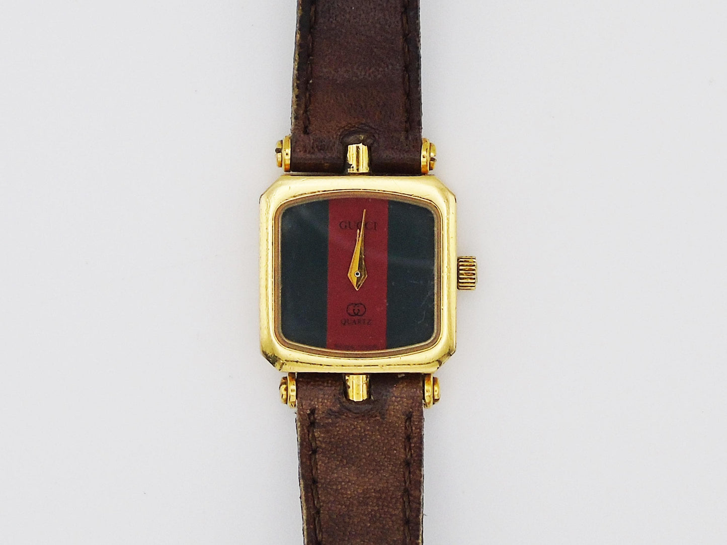 Vintage Gucci Sherry Line Square Quartz Watch Swiss movement Elegant Designer Gift G54