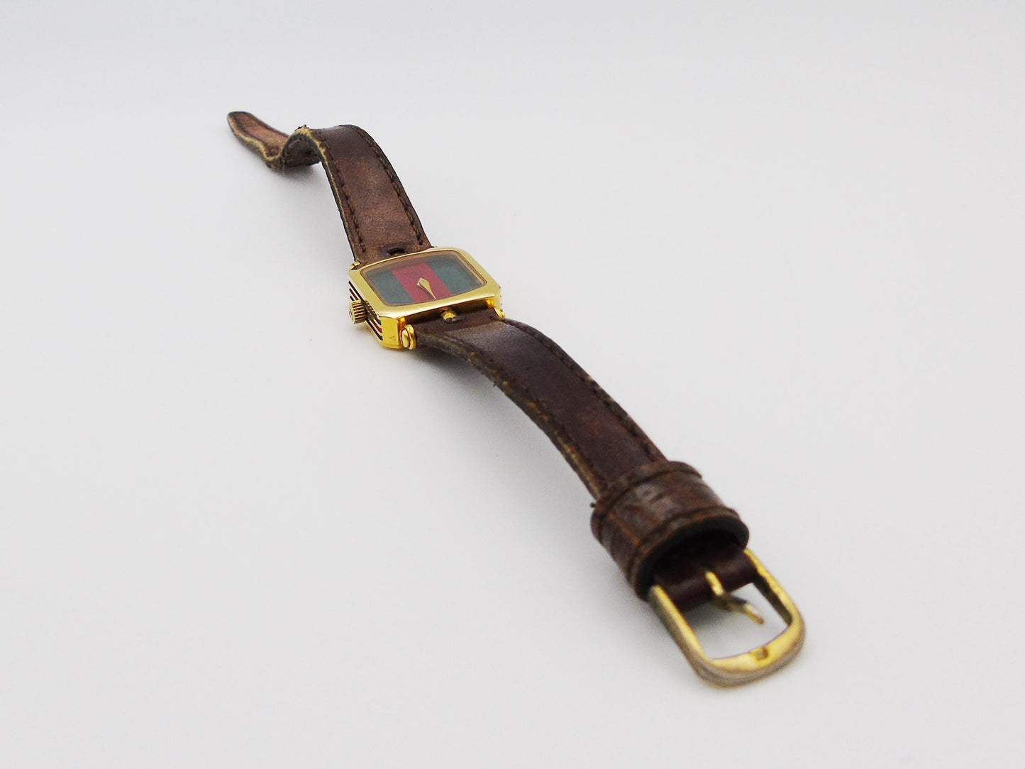 Vintage Gucci Sherry Line Square Quartz Watch Swiss movement Elegant Designer Gift G54