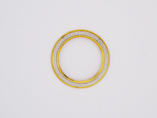 Gucci Diamondcut Gold Bezel - Bezel Only for Gucci Bezel Watch 1100L and 11/12 Models - Gems Forgotten 