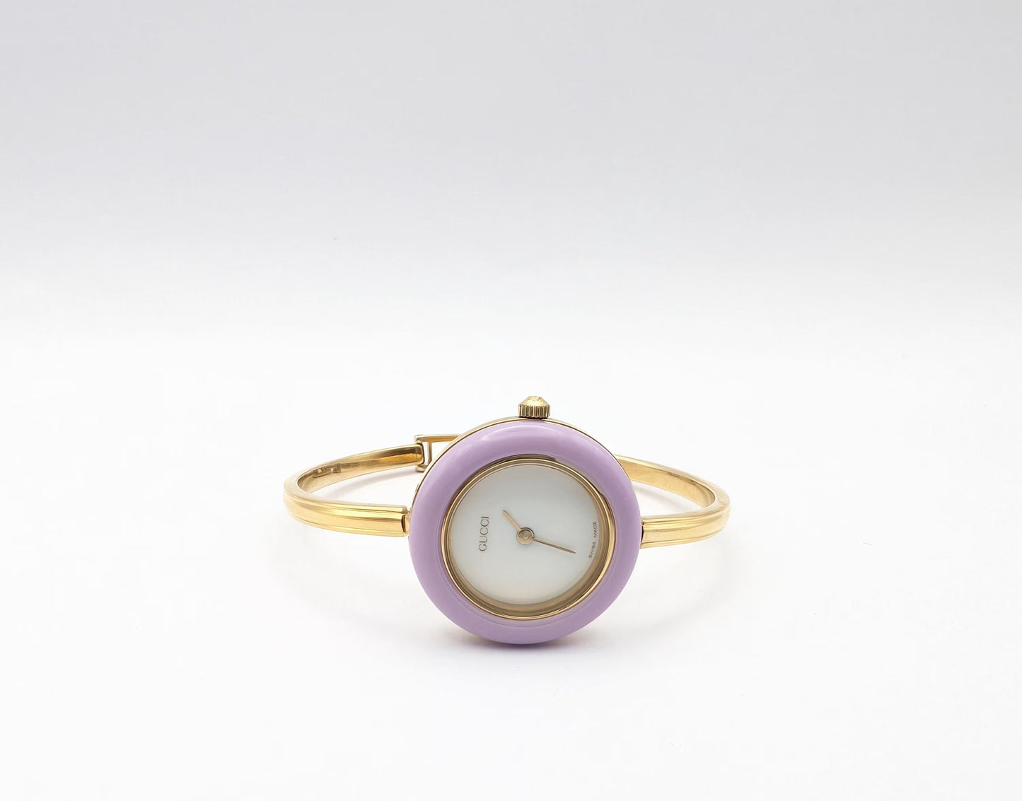 Working Gucc Bezel Watch – Elegant Ladies Wristwatch with Gucci White Bezel