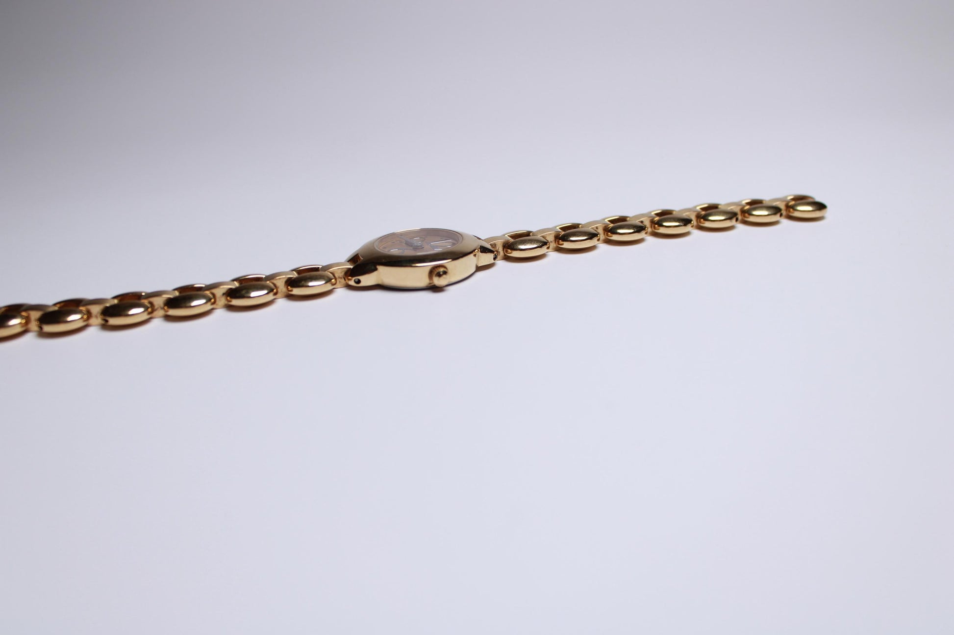 Vintage Tissot Classic Watch -Follie Follie, Gold Plated with Gold Dial Swiss Ladies Quartz Wristwatch - Gems Forgotten 
