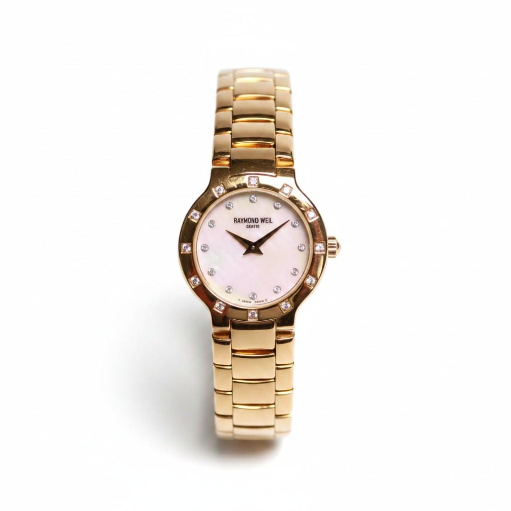 Vintage Raymond Weil Chorus with Swarowski Crystals Ladies Watch - Gems Forgotten 