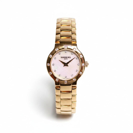 Vintage Raymond Weil Chorus with Swarowski Crystals Ladies Watch - Gems Forgotten 