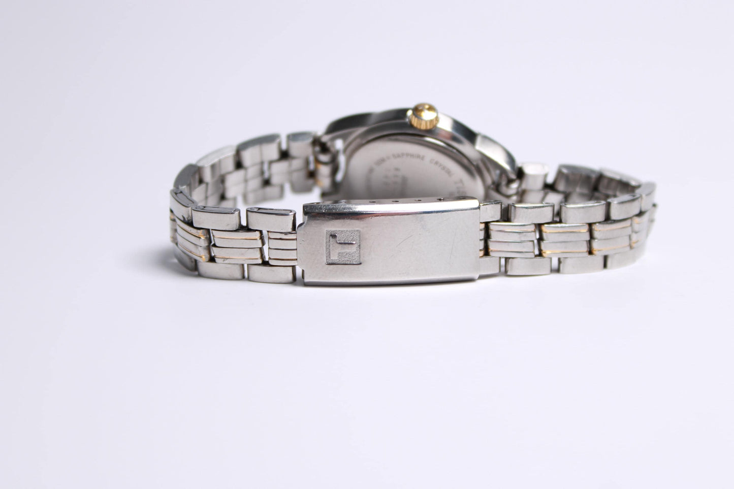 Vintage Tissot Classic Watch - PR50 with White Dial Swiss Ladies Quuartz Wristwatch - Gems Forgotten 