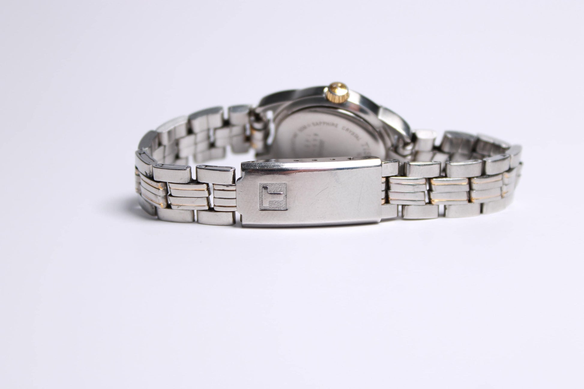 Vintage Tissot Classic Watch - PR50 with White Dial Swiss Ladies Quuartz Wristwatch - Gems Forgotten 